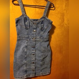 Divided jean dress